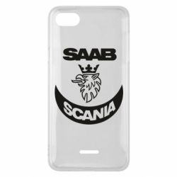 Чехол для Xiaomi Redmi 6A Scania SAAB logo - PrintSalon