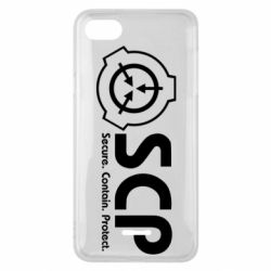 Чохол для Xiaomi Redmi 6A SCP logo text - PrintSalon