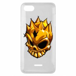 Чехол для Xiaomi Redmi 6A Standoff - Gold Skull