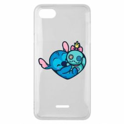 Чехол для Xiaomi Redmi 6A Стич с куклой - PrintSalon