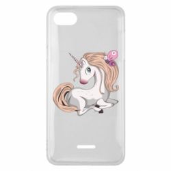 Чехол для Xiaomi Redmi 6A Unicorn with bow tie - PrintSalon
