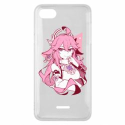 Чехол для Xiaomi Redmi 6A Yae Miko portrait - PrintSalon
