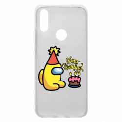 Чохол для Xiaomi Redmi 7 Among Us Happy Birthday - PrintSalon
