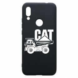 Чехол для Xiaomi Redmi 7 CAT logo and truck - PrintSalon