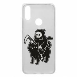 Чохол для Xiaomi Redmi 7 Death and cat - PrintSalon