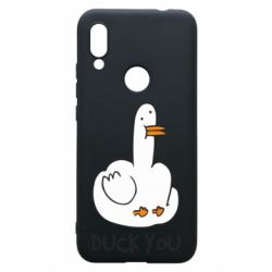 Чехол для Xiaomi Redmi 7 Duck you - PrintSalon