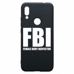 Чехол для Xiaomi Redmi 7 FBI - Female Body Inspector - PrintSalon