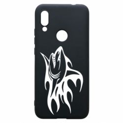 Чехол для Xiaomi Redmi 7 Flaming shark - PrintSalon