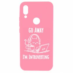 Чехол для Xiaomi Redmi 7 Go away i'm introverting - PrintSalon