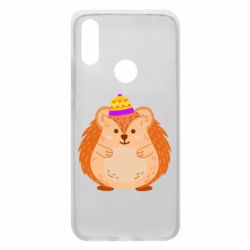 Чехол для Xiaomi Redmi 7 Little hedgehog in a hat - PrintSalon