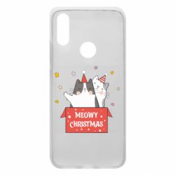 Чехол для Xiaomi Redmi 7 Meowy Christmas ( present box ) - PrintSalon