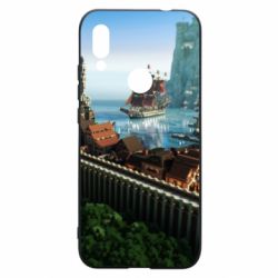 Чехол для Xiaomi Redmi 7 Minecraft beautiful town - PrintSalon