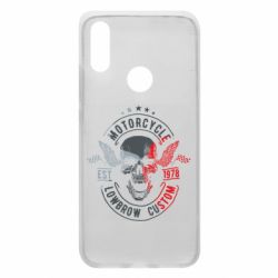 Чехол для Xiaomi Redmi 7 Moto skull - PrintSalon