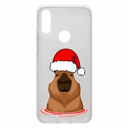 Чехол для Xiaomi Redmi 7 Новогодняя капибара