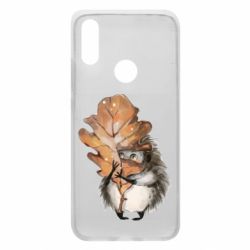 Чехол для Xiaomi Redmi 7 Осенний ежик