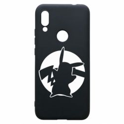 Чохол для Xiaomi Redmi 7 Pikachu silhouette
