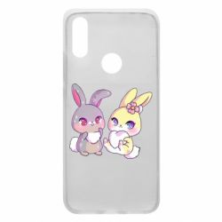 Чехол для Xiaomi Redmi 7 Rabbits In Love - PrintSalon