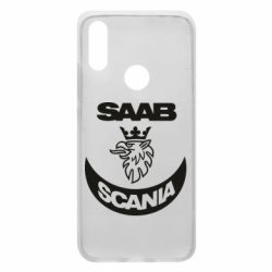 Чехол для Xiaomi Redmi 7 Scania SAAB logo - PrintSalon