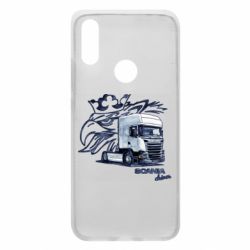 Чехол для Xiaomi Redmi 7 Scania watercolor art - PrintSalon