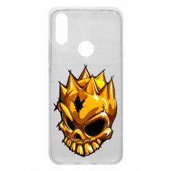 Чехол для Xiaomi Redmi 7 Standoff - Gold Skull - PrintSalon