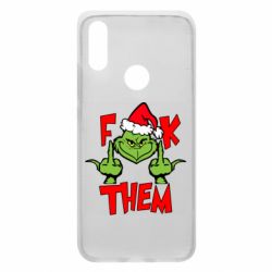 Чехол для Xiaomi Redmi 7 The grinch f*ck them - PrintSalon