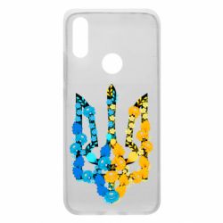 Чохол для Xiaomi Redmi 7 Тризуб квіти Україна - PrintSalon