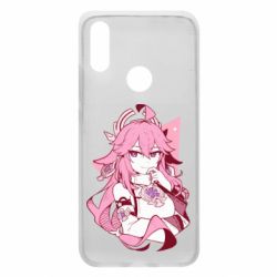 Чехол для Xiaomi Redmi 7 Yae Miko portrait - PrintSalon