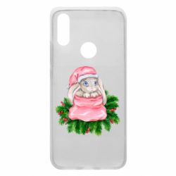 Чехол для Xiaomi Redmi 7 Заяц Новогодний - PrintSalon