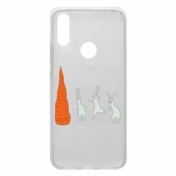 Чехол для Xiaomi Redmi 7 Зайцы возле морковки