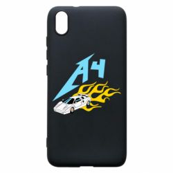 Чехол для Xiaomi Redmi 7A A4 Lamba And Fire - PrintSalon