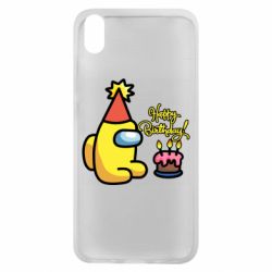 Чохол для Xiaomi Redmi 7A Among Us Happy Birthday - PrintSalon