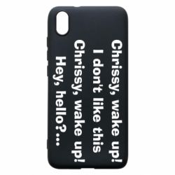 Чехол для Xiaomi Redmi 7A Chrissy, wake up - PrintSalon