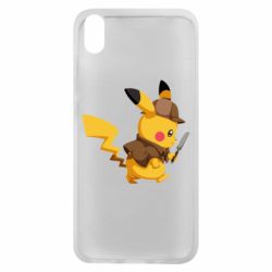 Чохол для Xiaomi Redmi 7A Cute Detective Pikachu-PrintSalon Чохол для Xiaomi Redmi 7A Cute Detective Pikachu