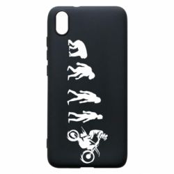 Чехол для Xiaomi Redmi 7A Эволюция мотоциклиста - PrintSalon