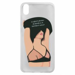 Чехол для Xiaomi Redmi 7A Gentleman Is Simply A Patient Wolf - PrintSalon
