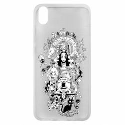 Чехол для Xiaomi Redmi 7A Герои Хаяо Миядзаки - PrintSalon