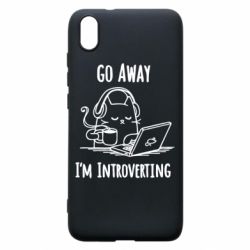 Чехол для Xiaomi Redmi 7A Go away i'm introverting - PrintSalon