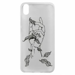Чехол для Xiaomi Redmi 7A Hand with leafs - PrintSalon