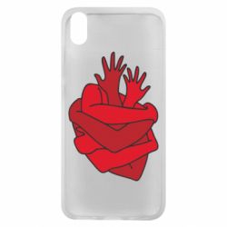 Чехол для Xiaomi Redmi 7A Heart out of hands - PrintSalon