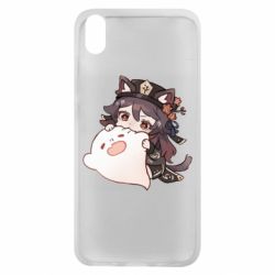 Чехол для Xiaomi Redmi 7A Hu Tao cat - PrintSalon