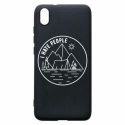Чехол для Xiaomi Redmi 7A I hate people - camper - PrintSalon
