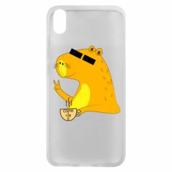 Чехол для Xiaomi Redmi 7A Капибара Программист - PrintSalon