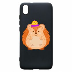 Чехол для Xiaomi Redmi 7A Little hedgehog in a hat - PrintSalon
