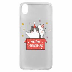 Чехол для Xiaomi Redmi 7A Meowy Christmas ( present box ) - PrintSalon