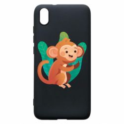 Чехол для Xiaomi Redmi 7A Monkey. Fuck You - PrintSalon