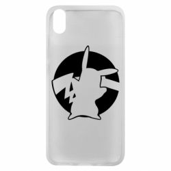Чохол для Xiaomi Redmi 7A Pikachu silhouette-PrintSalon Чохол для Xiaomi Redmi 7A Pikachu silhouette