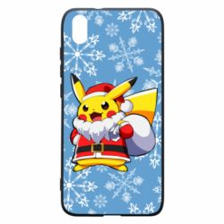 Чохол для Xiaomi Redmi 7A Santa Claus Pikachu - PrintSalon