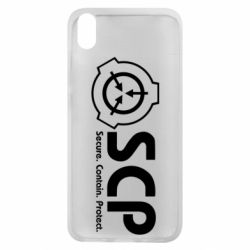 Чохол для Xiaomi Redmi 7A SCP logo text - PrintSalon