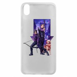 Чехол для Xiaomi Redmi 7A Соколиный глаз и Кейт Бишоп - PrintSalon