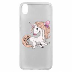 Чехол для Xiaomi Redmi 7A Unicorn with bow tie - PrintSalon